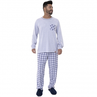 Pijama Masculino Inverno Xadrez Australiano Inverno