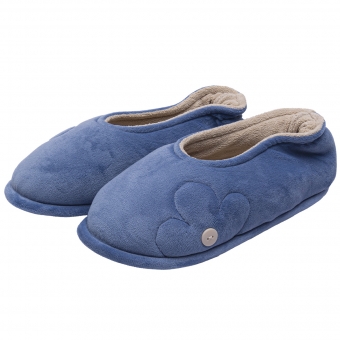 Sapatilha Puff Plush Flexível Quechua Fleece Flor
