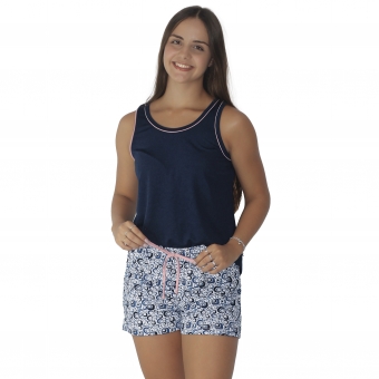 Short Doll Malha Modal Regata