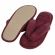 Pantufa Atoalhada Flexível Dedo - PUFF - Bordô