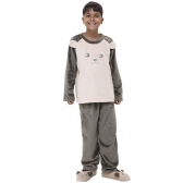 Pijama Infantil Inverno Fleece Bordado Urso - Verde