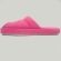 Pantufa Comfort Atoalhada Flexível Espuma 20mm Altura - Rosa