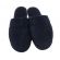 Pantufa Atoalhada Masculina - Solado Leve Plano - Preto