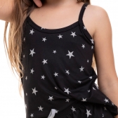 Short Doll Alcinha Infantil em Modal Summer - Preto
