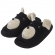 Chinelo Atoalhado Flexível Urso Carinhoso - Infantil - Preto