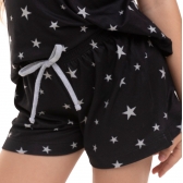 Short Doll Alcinha Infantil em Modal Summer - Preto