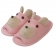 Chinelo Atoalhado Flexível Urso Carinhoso - Infantil - Rosa