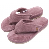 Pantufa Anatômica Soft em Atoalhado - Dedo - Amora