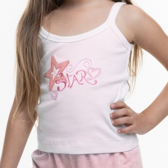 Short Doll Infantil em Moletinho com Ribana
