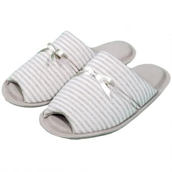 Pantufa Flexível Malha Viscolycra Estampa Listra Infantil