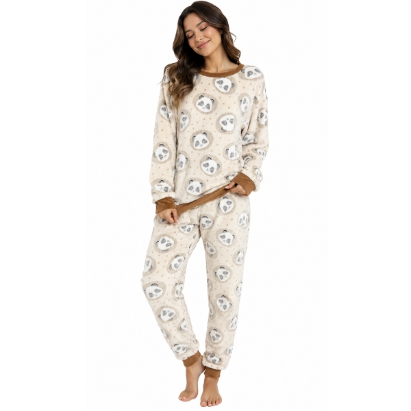 Pijama Pandinha Ultrasoft Luminus - Única