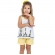 Short Doll Infantil em Malha com Estampa de Gatinho - Baunilha