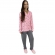 Pijama Puff Modal Winter Elastano Aberto - Rosa