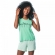 Short Doll Regata em Viscolycra Xadrez Flowers - Verde