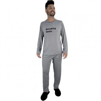 Pijama Puff Masculino Sr P Modal Winter Elastano