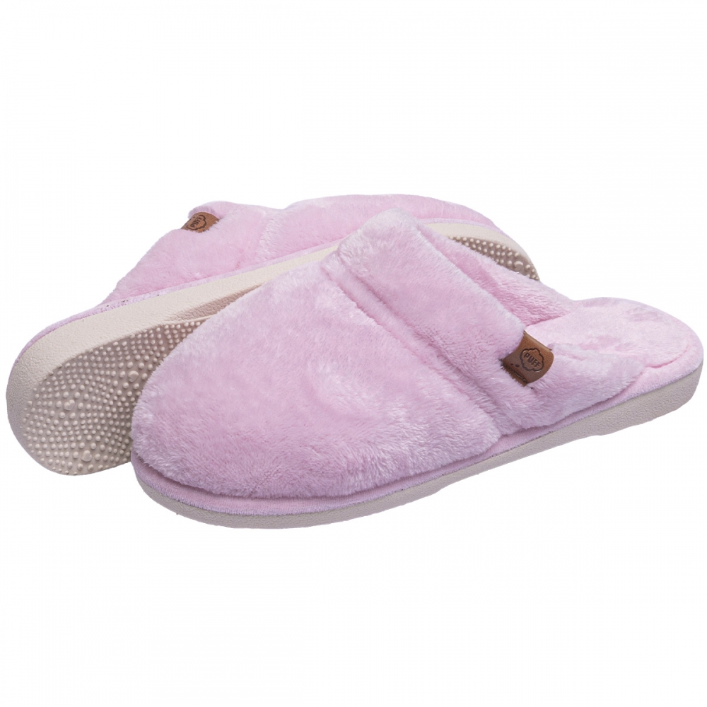Pantufa Pelúcia Lisa Microsoft Puff - Rosa