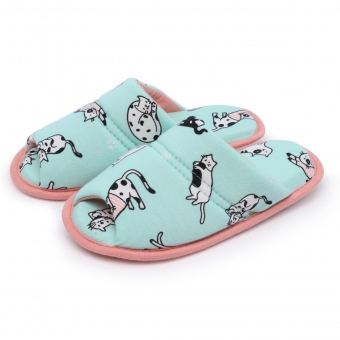 Pantufa Flexível Infantil Cotton Light Gatinho