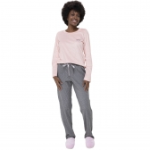 Pijama Feminino Libélula Soft Gray - Única