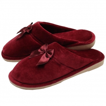 Pantufa Anatômica Plush com Laço Cetim PUFF