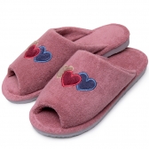 Pantufa Anatômica Aberta em Atoalhado Levite - Amora