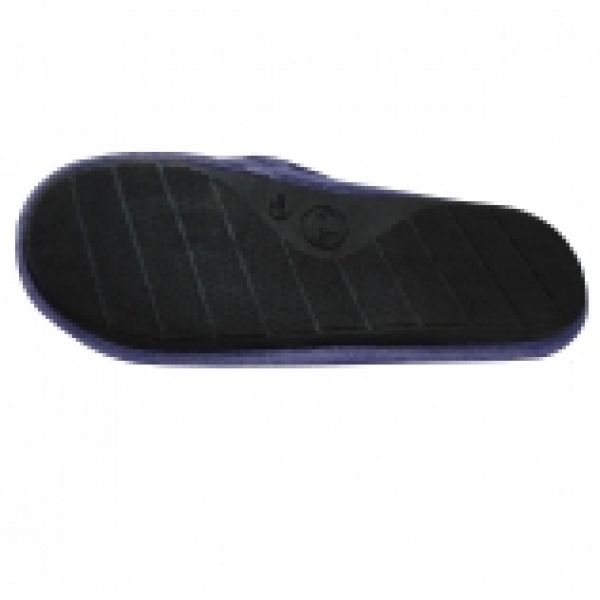 Pantufa Atoalhada Masculina com Espuma Massageadora - PUFF - Marinho