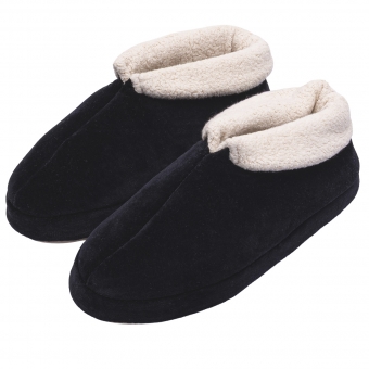 Pantufa Bota Feminina em Plush com Unifloc - Puff