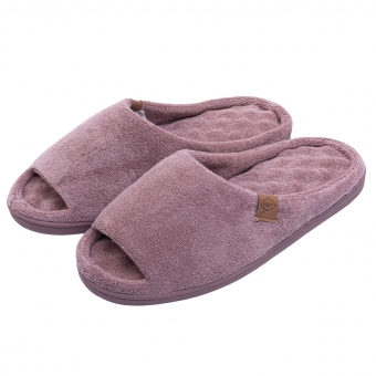 Pantufa Aberta Anatômica Elegance em Atoalhado