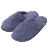 Pantufa Flex Puff: Estilo e Conforto Atoalhado - Índigo