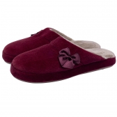 Pantufa Comfort Anatomic Pelúcia Fleece - Bordô
