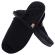 Pantufa Atoalhada Anatômica com Espuma Massageadora - Preto