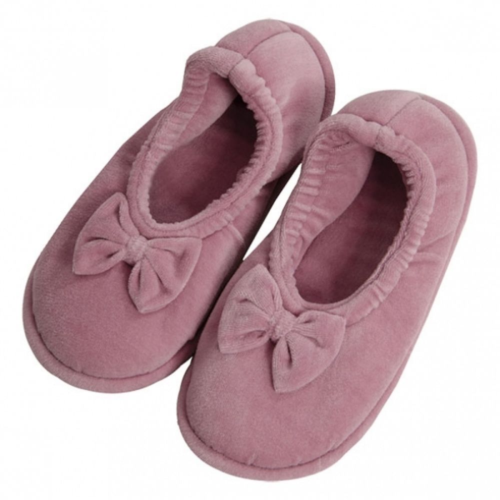 Sapatilha Flexível Plush com Laço PUFF - Amora