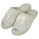 Pantufa Anatômica Malha com laço Cetim - PUFF - Mescla Banana