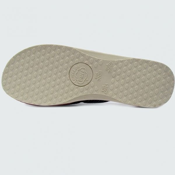 Pantufa Anatômica Malha com laço Cetim - PUFF - Amora
