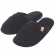 Pantufa Flex Puff: Estilo e Conforto Atoalhado - Preto