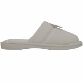 Pantufa Anatômica Malha com laço Cetim - PUFF - Bege