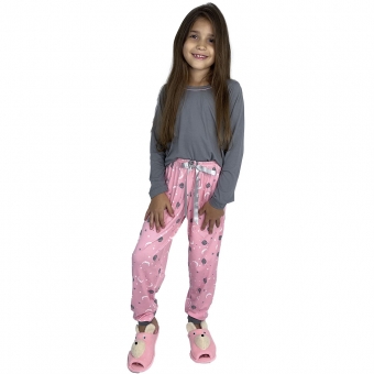 Pijama Infantil Puff Kids Modal Winter Elastano