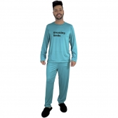Pijama Puff Masculino Sr P Modal Winter Elastano - Verde