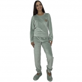 Pijama Puff Plush Super Soft Elastano - Verde