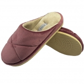 Pantufa Puff Plush Quechua Fleece - Bordô