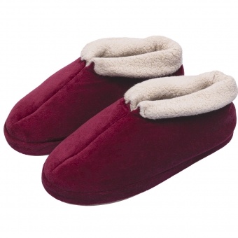 Pantufa Bota Feminina em Plush com Unifloc - Puff