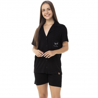 Pijama Americano Liso Premium - Transform, bloom and thrive