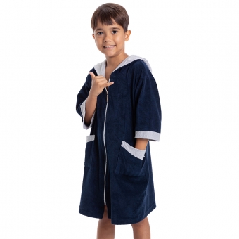 Roupão Atoalhado Infantil com Zíper e Capuz