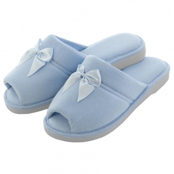 Pantufa Anatômica Malha com laço Cetim - PUFF