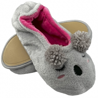 Sapatilha Flex Puff Kids Pelúcia Plush Coala Unissex