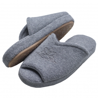 Pantufa Anatomic Comfort Atoalhado Bordado