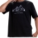 Pijama de Manga em Malha 100% Algodão Montanha com Jacquard Xadrez - Preto