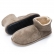 Bota Masculina Anatômica Flexível em Atoalhado com Pelúcia - Caqui