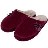 Pantufa Comfort Anatomic Pelúcia Fleece - Bordô
