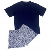 Pijama Malha Modal Summer - Masculino - Marinho