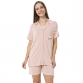 Pijama Americano Liso Premium - Transform, bloom and thrive - Pocelana